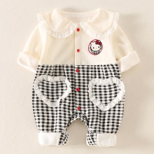 婴儿衣服春装外出服外套女宝宝春季公主连体衣春秋外穿洋气爬爬服