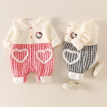 婴儿衣服春装外出服外套女宝宝春季公主连体衣春秋外穿洋气爬爬服