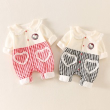 婴儿衣服春装外出服外套女宝宝春季公主连体衣春秋外穿洋气爬爬服