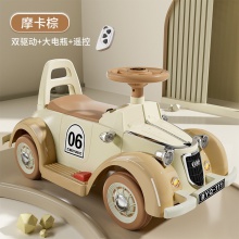 儿童电动老爷车1一3岁四轮玩具车可坐人男女宝宝小孩充电遥控汽车