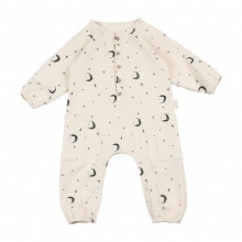 北欧风纯棉连体衣宝宝春秋哈衣外出儿童男女衣服爬爬服IN S网红