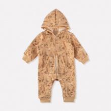 北欧风纯棉连体衣宝宝春秋哈衣外出儿童男女衣服爬爬服IN S网红