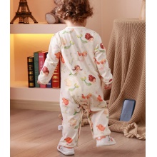 北欧风婴儿连体衣男女宝宝哈衣儿童长袖春秋爬爬服欧美网红