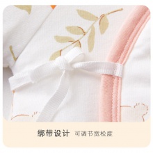 新生婴儿连体衣儿童秋冬季纯棉无骨哈衣服初生睡衣男女宝宝爬服春