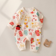宝宝衣服新生儿连体衣婴儿童装哈衣春夏秋纯棉夏季Aa类爬 服空调服