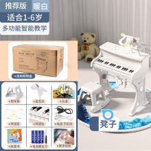 儿童钢琴玩具电子琴小女孩初学多功能可弹奏话筒3宝宝1一周岁礼物