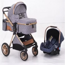 多功能轻型婴儿推车 二合一婴儿车舒适婴儿车 可坐可躺推车
