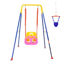 儿童秋千家用支架荡秋千室内外吊篮宝宝吊椅婴幼儿摇椅源头厂家