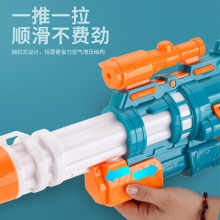 新款大号打气水枪58.5cm抽拉式喷射夏日沙滩泳池儿童戏水玩具