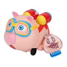 猪小八遥控智能儿童手表喷雾电动小车智能跟随玩具猪猪喷雾遥感车