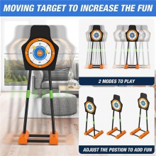亚马逊儿童弓箭玩具套装带立体移动式立靶LED发光弓吸盘箭礼