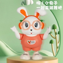 新年贺岁兔迎春跳舞电动小兔子机器人婴儿卡通动物玩具儿童礼物