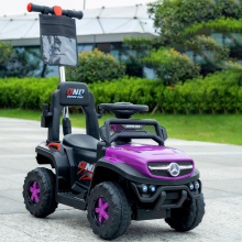 儿童电动车四轮遥控车带手推杆四轮汽车充电男女宝宝可坐人玩具车