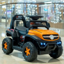儿童电动车四轮遥控车带手推杆四轮汽车充电男女宝宝可坐人玩具车