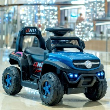 儿童电动车四轮遥控车带手推杆四轮汽车充电男女宝宝可坐人玩具车