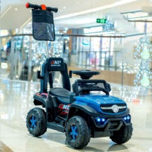 儿童电动车四轮遥控车带手推杆四轮汽车充电男女宝宝可坐人玩具车