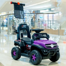 儿童电动车四轮遥控车带手推杆四轮汽车充电男女宝宝可坐人玩具车