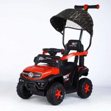儿童电动车四轮遥控车带手推杆四轮汽车充电男女宝宝可坐人玩具车