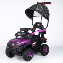 儿童电动车四轮遥控车带手推杆四轮汽车充电男女宝宝可坐人玩具车