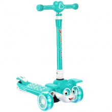 小松鼠滑板车儿童1-3-6-12岁小孩宝宝女踏板滑滑车灯光音乐免安装
