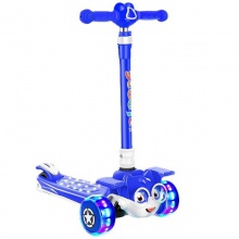 小松鼠滑板车儿童1-3-6-12岁小孩宝宝女踏板滑滑车灯光音乐免安装
