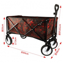 轻便露营推车营地拖车户外折叠小推车钓鱼野营手拉车野餐车桌板