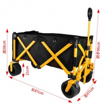 轻便露营推车营地拖车户外折叠小推车钓鱼野营手拉车野餐车桌板