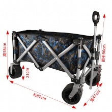 轻便露营推车营地拖车户外折叠小推车钓鱼野营手拉车野餐车桌板