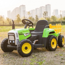 儿童拖拉机电动车四轮汽车男女宝宝小孩玩具车可坐人带遥控1一3岁