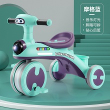 儿童三轮车多功能脚踏车1一6岁宝宝学步车带推把静音轮滑行车