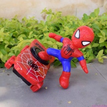 抖音蜘蛛侠玩具特技滑板车360翻滚摔不到的儿童益智玩具