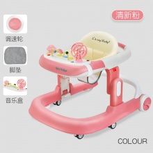 婴儿学步车防o型腿防侧翻可坐可推宝宝儿童U型可调速厂家直供
