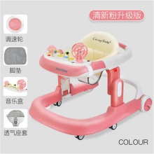 婴儿学步车防o型腿防侧翻可坐可推宝宝儿童U型可调速厂家直供