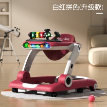 婴儿学步车防o型腿儿童手推学行车防侧翻宝宝助步车