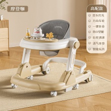 婴儿多功能防侧翻学步车预防O型腿一键折叠手推助步车婴儿学步车