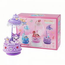 儿童DIY手工制作奶油胶音乐盒小夜灯材料包益智玩具女孩生日礼物