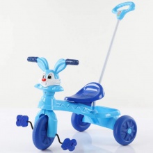 儿童三轮车带推把3-6岁宝宝三轮小车带推杆小孩脚踏手推车防侧翻
