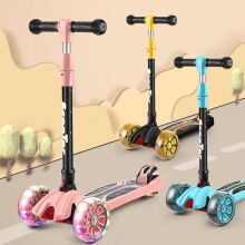 四轮儿童滑板车车轮闪光轮2-14岁防侧翻男女滑板车米高滑板车