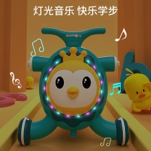 新款四合一婴儿学步车 防O型腿DUO功能儿童助步车防侧翻宝宝摇马