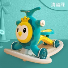 新款四合一婴儿学步车 防O型腿DUO功能儿童助步车防侧翻宝宝摇马