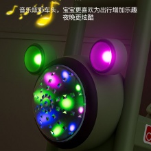 儿童三轮车宝宝手推车1-3岁婴幼儿童脚踏车音乐童车三合一遛娃车