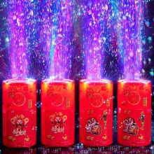 2024新款烟花泡泡机棒礼花鞭炮烟火儿童新年过年婚礼仙女荧光棒