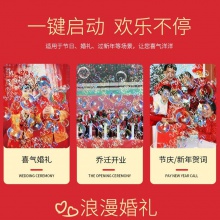 2024新款烟花泡泡机棒礼花鞭炮烟火儿童新年过年婚礼仙女荧光棒