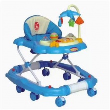 婴儿车男孩女孩学步车新生bb宝宝走路车幼儿带音乐起步车新款