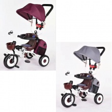 新款折叠儿童三轮脚踏车免充气1-3-4-5岁手推车新款童车