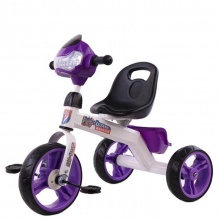 耐用的金属框架婴儿三轮车轻音乐平衡自行车三轮车头灯三轮车