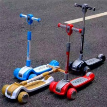 新款儿童折叠滑板2-6-11岁男女宝宝玩具平衡滑行溜溜划划米高车