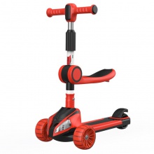 滑板车儿童款1-3-6-12岁宝宝可推可坐可骑滑男女小孩三合一童车