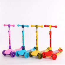 儿童滑板车1-6-12折叠米高滑板小孩折叠闪光三合一男女宝宝玩具车