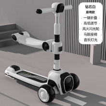 新款儿童滑板车2-6-12岁溜溜车男女宝宝单脚踏板车折叠米高滑板车